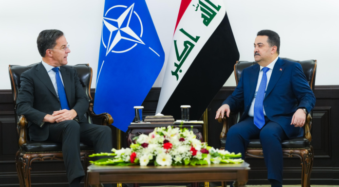 PM Mohammed Al-Sudani Discusses Strengthening Cooperation with NATO Secretary General