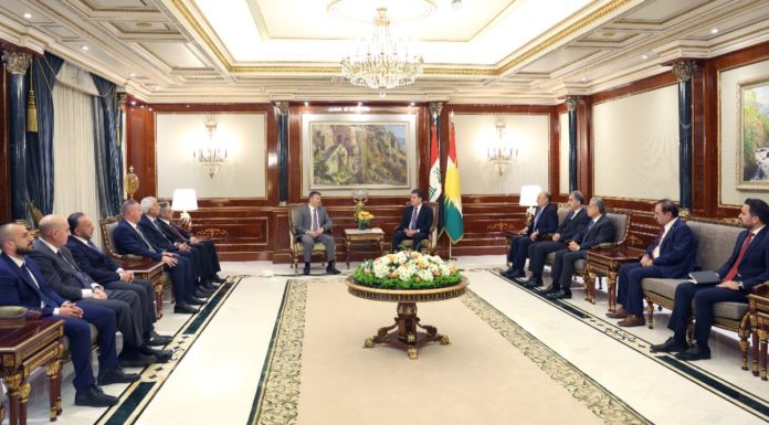 Kurdistan Region President Nechirvan Barzani welcomes US Diaspora Delegation