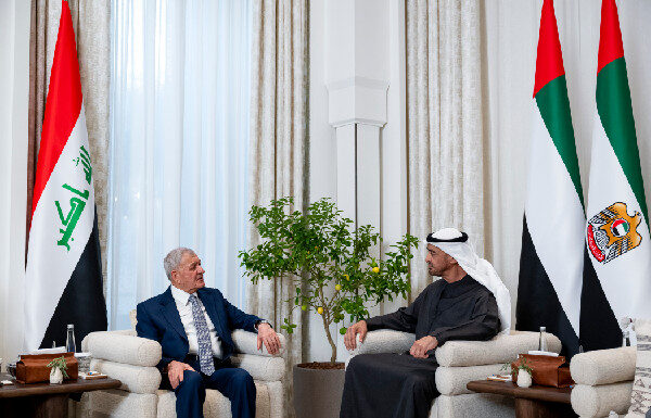 President Rashid and UAE’s Mohammed Bin Zayed Discuss Regional Security