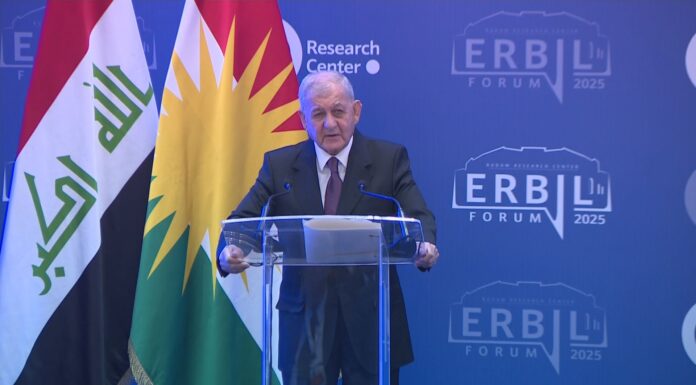 Iraqi President Advocates for Democracy and Regional Stability at Erbil Forum