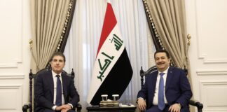 PM Mohammed Al-Sudani and Kurdistan region President Nechirvan Barzani Meet on National Matters