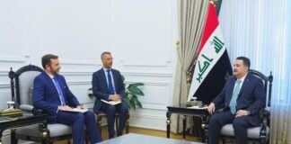 Italian Ambassador Invites Iraqi PM Mohammed Al-Sudani to Rome for Strategic Talks