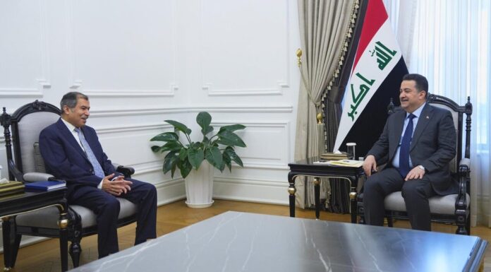 PM Mohammed Al-Sudani Meets New Kuwaiti Ambassador