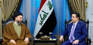 PM Mohammed Shia Al-Sudani and Sayyid Ammar Al-Hakim Emphasize Importance of Political Unity and Government Support