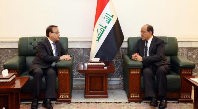 Nouri al-Maliki Discusses Reconstruction of Southern Lebanon with Lebanese Ambassador