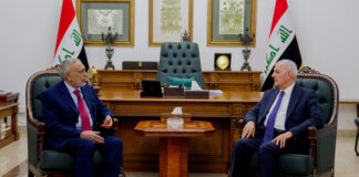 President Rashid and Speaker al-Mashhadani Discuss Political Developments and Election Readiness