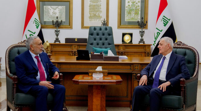 President Rashid and Speaker al-Mashhadani Discuss Political Developments and Election Readiness