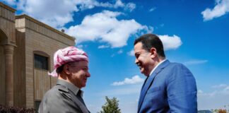 PM Al-Sudani and KDP President Masoud Barzani Discuss National Unity and Regional Cooperation in Erbil