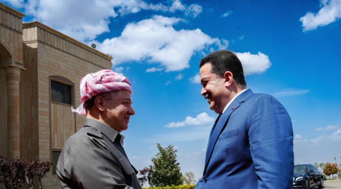 PM Al-Sudani and KDP President Masoud Barzani Discuss National Unity and Regional Cooperation in Erbil