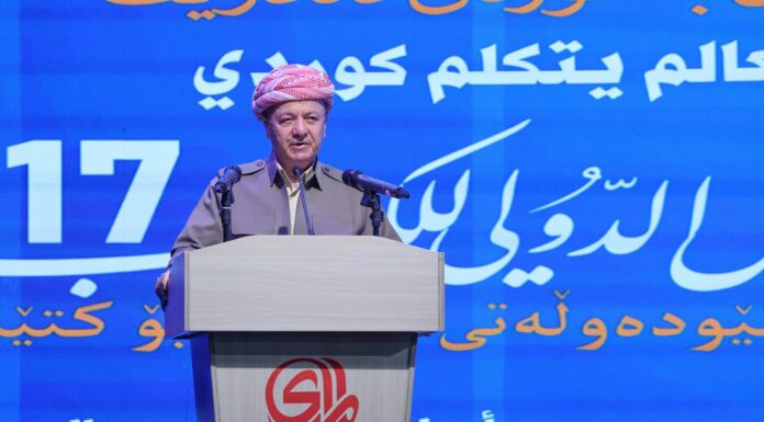 KDP President Masoud Barzani Calls for Responsibility and Unity Amid Regional Tensions