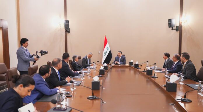 Prime Minister Al-Sudani Meets J.P. Morgan Delegation to Discuss Financial Cooperation