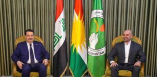 PM Al-Sudani and President of the Patriotic Union of Kurdistan Talabani Call for Political Unity and National Cooperation