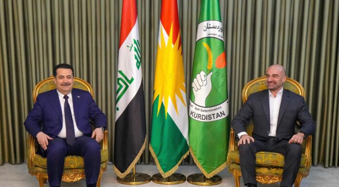 PM Al-Sudani and President of the Patriotic Union of Kurdistan Talabani Call for Political Unity and National Cooperation