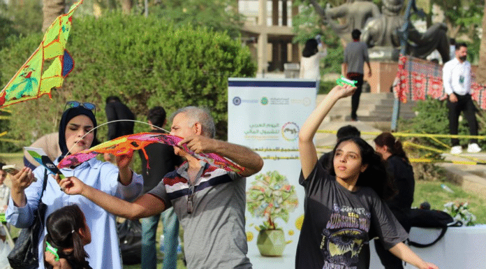 Colorful Skies and Community Spirit at Baghdad Kite Festival