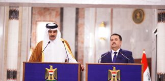 Qatar’s Emir Arrives in Baghdad for Arab League and Economic Summits