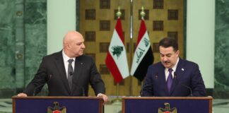 President Aoun Calls for Arab Unity, Praises Iraq’s Support to Lebanon