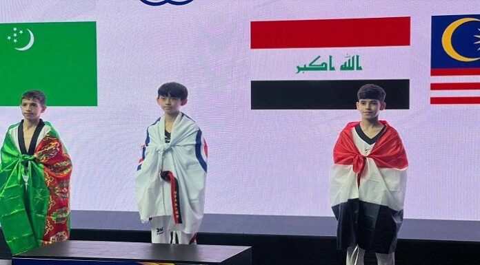 Mahdi Ali Shines with Bronze at Asian Junior Taekwondo Championship