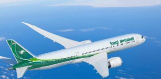 Seven Global Airlines Resume Operations in Iraqi Airspace
