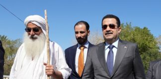 Prime Minister Al-Sudani Met the Spiritual Leader of the Mandaean Community in Iraq and Worldwide