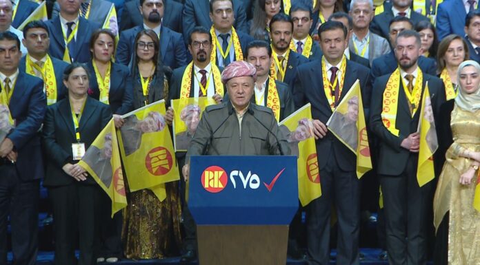 KDP Election Campaign Begins with Barzani Calling for Calm and Constitutional Reform