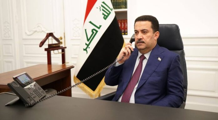 Sudani Condemns Attack on Khor Mor Gas Field in Call with PM Barzani