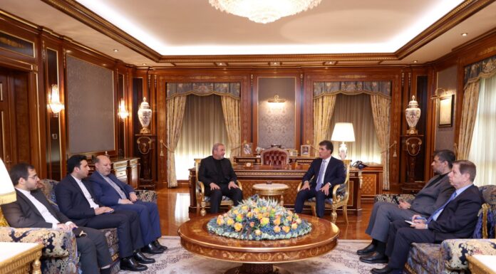 Kurdistan Iran Relations Highlighted in Barzani Meeting With Iranian Ambassador