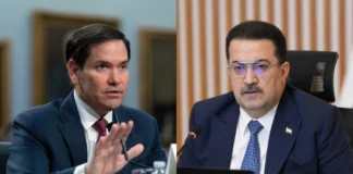 Sudani and Rubio Discuss Iraq Diplomatic Protection Amid Rising Attacks