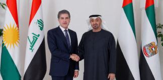 President Nechirvan Barzani Holds Talks with UAE President in Abu Dhabi
