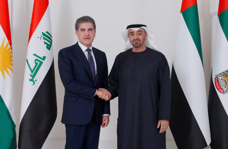 President Nechirvan Barzani Holds Talks with UAE President in Abu Dhabi