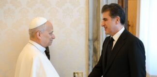 Kurdistan Region President Nechirvan Barzani Meets Pope Leo XIV in Vatican, Discusses Coexistence and Future Visit