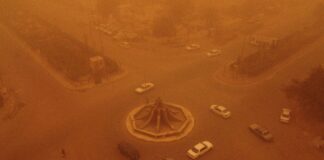 Iraq Dust Storm Warning: Massive Dust Clouds Sweep From Anbar Toward Baghdad and Southern Provinces