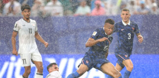 France Beat Iraq 3-0 after a Two-Hour World Cup Storm Delay