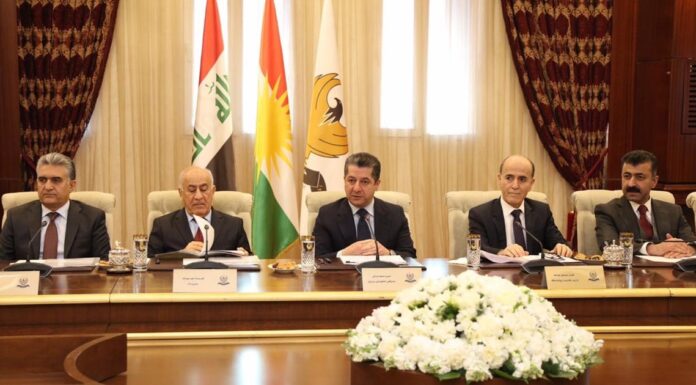 Kurdistan Regional Government to Hold First Cabinet Meeting in More Than Three Months